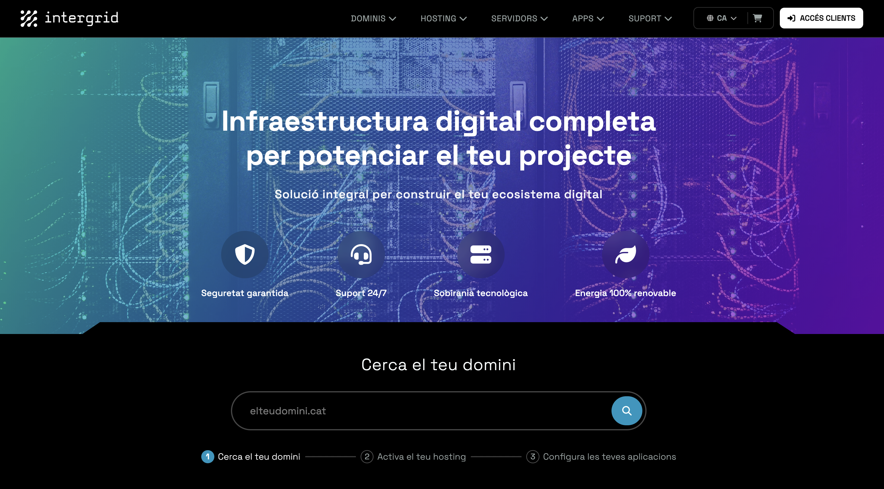 Nou web intergrid.cat